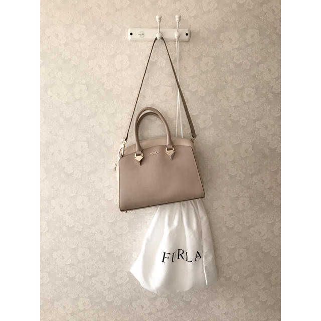 美品❤︎FURLAバイカラー2WAYショルダーバッグjoiedebeaute