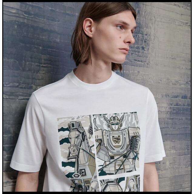 新品未使用 HERMES エルメス Tシャツ 《クォーターバッシュ》プリント