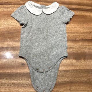 ベビーギャップ(babyGAP)のbaby GAP  襟付き　半袖ロンパース(ロンパース)