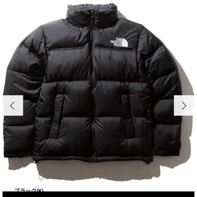 THE NORTH FACE  ヌプシ ノベルティ ブラックダウンジャケット