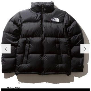 ザノースフェイス(THE NORTH FACE)の THE NORTH FACE  ヌプシ ノベルティ ブラック(ダウンジャケット)