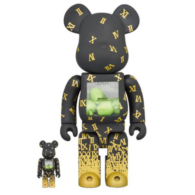 BE@RBRICK SHAREEF 3 100％ & 400％ハンドメイド