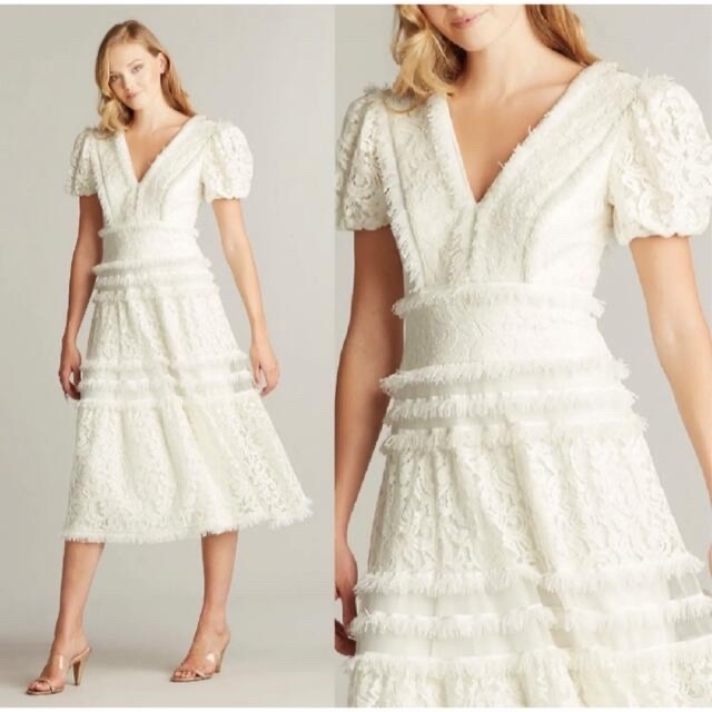 注目ブランドのギフト TADASHI SHOJI タダシショージ❣️フリンジ総