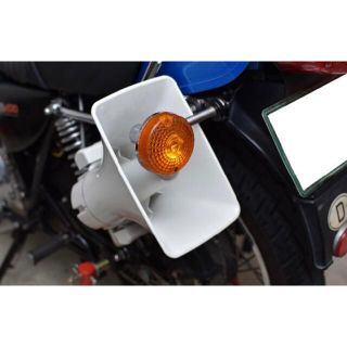 2【新品配線加工済み】バイク用拡声器 Bluetoothアンプセットの