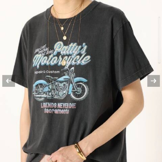 DEUXIEME CLASSE(ドゥーズィエムクラス)の《GOOD ROCK SPEED》 MOTORCYCLE Tシャツ レディースのトップス(Tシャツ(半袖/袖なし))の商品写真