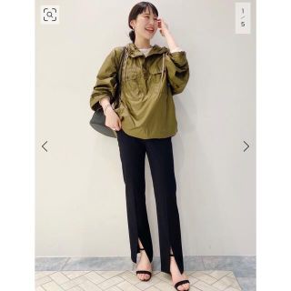 プラージュ(Plage)のplage ストレッチスリットヘムパンツ(カジュアルパンツ)