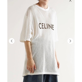 セリーヌ(celine)のCELINE オーバーサイズTシャツ / コットンメッシュ (Tシャツ/カットソー(半袖/袖なし))