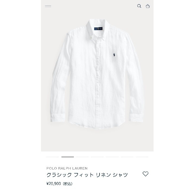 POLO RALPH LAUREN(ポロラルフローレン)の専用　POLO RALPH LAUREN　ポロラルフローレン　リネン　シャツ レディースのトップス(シャツ/ブラウス(長袖/七分))の商品写真