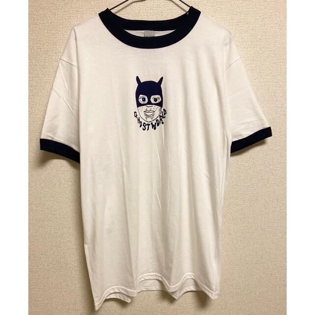 リンガー 手刷り ゴーストワールド 映画 アメコミ 古着 tシャツ リンガー 手刷り ゴーストワールド 映画 アメコミ 古着 tシャツ