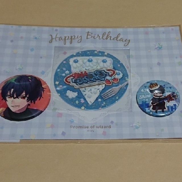 魔法使いの約束 シノ バースデー BIRTHDAY 誕生日 缶バッジ まほやく エンタメ/ホビーのアニメグッズ(バッジ/ピンバッジ)の商品写真