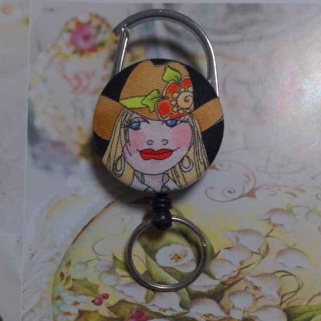 ロラライハリス リールホルダー キーホルダー-