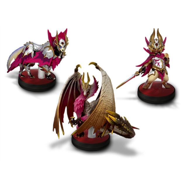 【新品】モンハン サンブレイクamiibo 3種類セット　メルゼナ