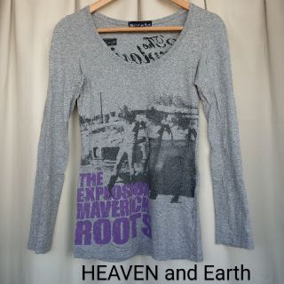 ヘブンアンドアース(HEAVEN and Earth)のHEAVEN and Earth グレー 長袖 Tシャツ(Tシャツ(長袖/七分))