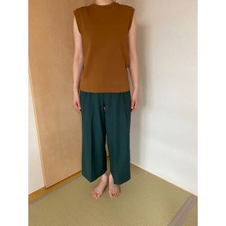 ローリーズファーム(LOWRYS FARM)のノースリーブ タンクトップ ブラウン 茶(Tシャツ(半袖/袖なし))