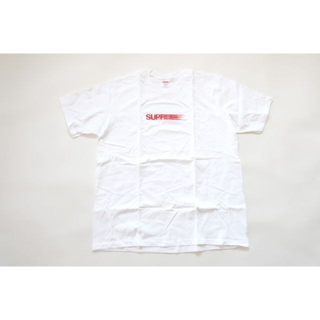 Tシャツ/カットソー(半袖/袖なし)(M) Supreme Motion Logo TeeモーションロゴTシャツ白