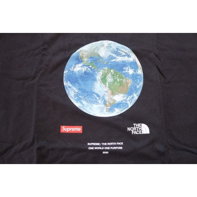 Supreme The North Face One World Tee 黒