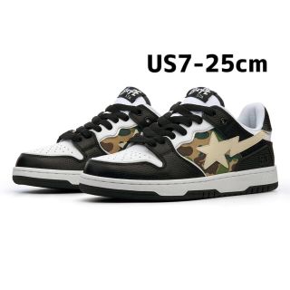 アベイシングエイプ(A BATHING APE)の25cm■BAPE SK8 STA ABC CAMO Black 2022(スニーカー)