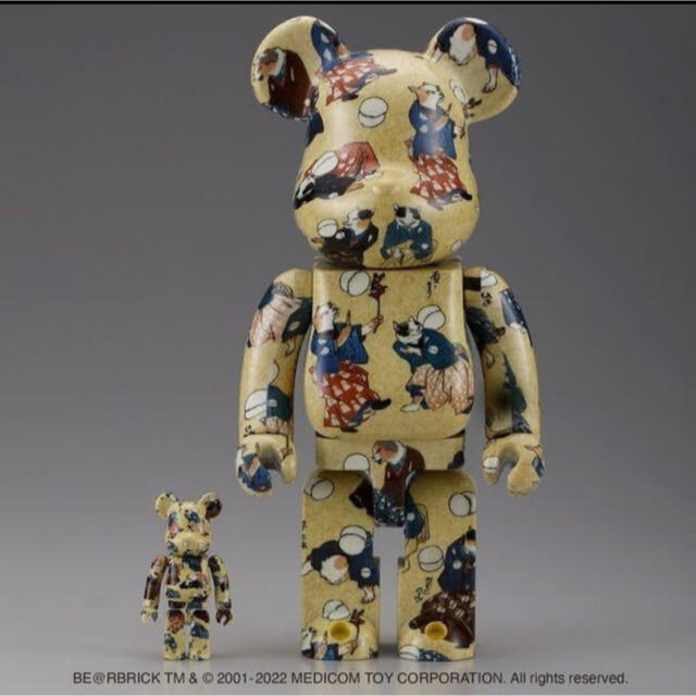 BE@RBRICK 歌川国芳 流行猫の曲鞠2個セット エンタメ/ホビーのフィギュア(その他)の商品写真