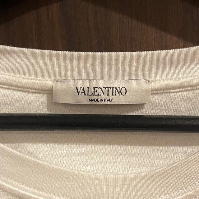 VALENTINO(ヴァレンティノ)のSALE【Valentino】ヴァレンティノ /Tシャツ/白/L/美品 メンズのトップス(Tシャツ/カットソー(半袖/袖なし))の商品写真