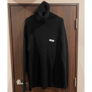 エムエスジイエム(MSGM)のSALE【GCDS】ジーシーディーエス /タートルネック/黒/XL/美品(ニット/セーター)