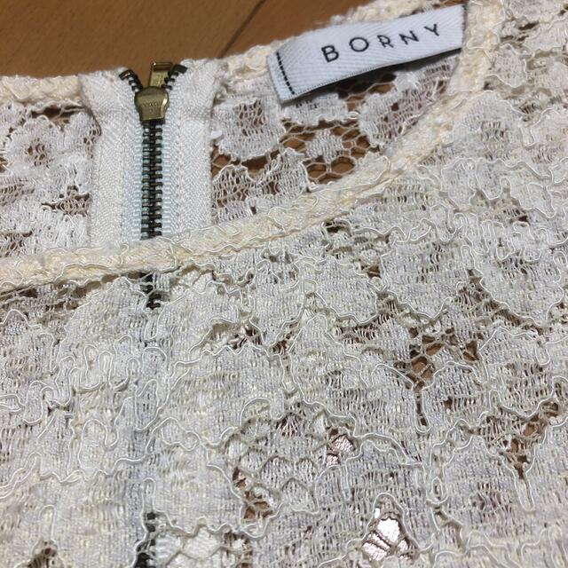 BORNY - 新品同様ボルニーBORNYレーストップス カットソー ショート
