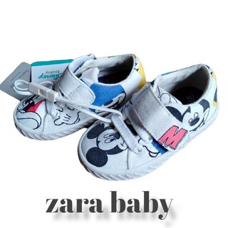 ザラキッズ(ZARA KIDS)の新品！タグ付き。　zara baby ミッキー　スニーカー　11.5センチ(スニーカー)