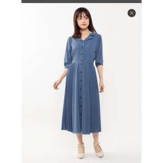 ミッシュマッシュ(MISCH MASCH)のミッシュマッシュ　新品タグ付き　サイドプリーツ　ワンピース(ロングワンピース/マキシワンピース)