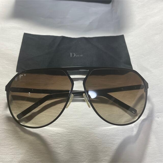 ホワイトブラウン Dior Homme ディオールオム サングラス ティア