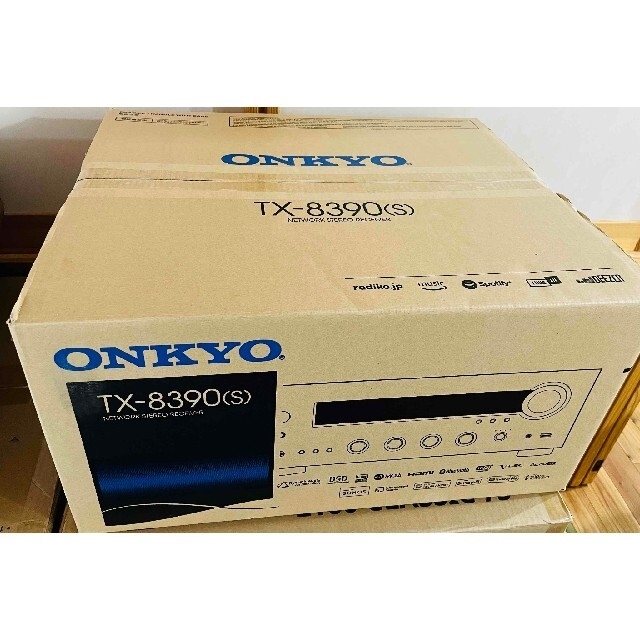 ONKYO(オンキヨー)のONKYO TX-8390 シルバー スマホ/家電/カメラのオーディオ機器(アンプ)の商品写真