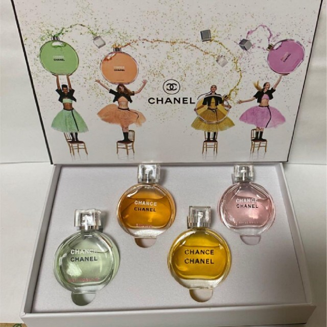 CHANEL(シャネル)のCHANEL シャネル チャンス ミニ香水セット 7.5ml ⅹ ４ コスメ/美容の香水(香水(女性用))の商品写真