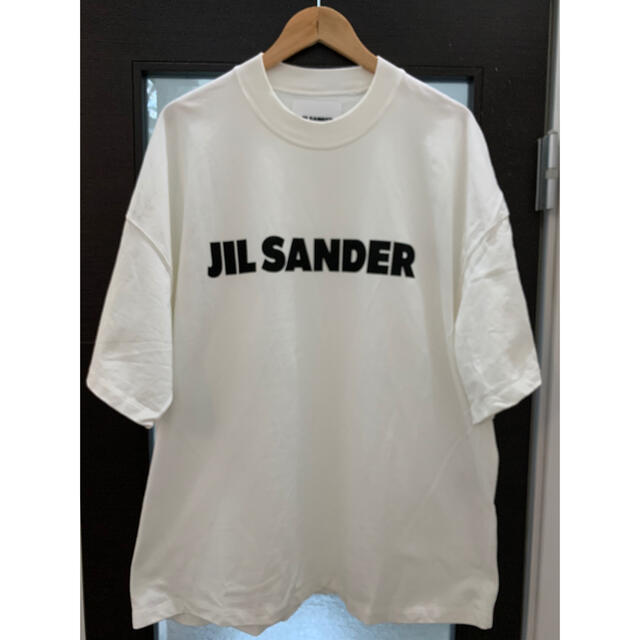 JIL SANDER ジルサンダーホワイト オーバーサイズ ロゴTシャツ