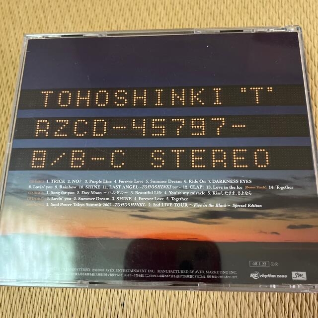 東方神起(トウホウシンキ)のT エンタメ/ホビーのCD(ポップス/ロック(邦楽))の商品写真