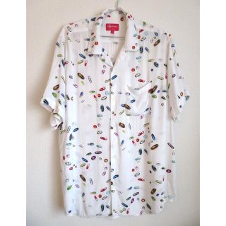 シュプリーム(Supreme)のsupreme pills rayon shirt white(シャツ)