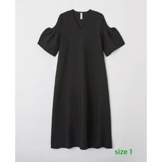 ロンハーマン(Ron Herman)の［CFCL］新品タグ付 POTTERY KAFTAN ブラックsize1(ロングワンピース/マキシワンピース)