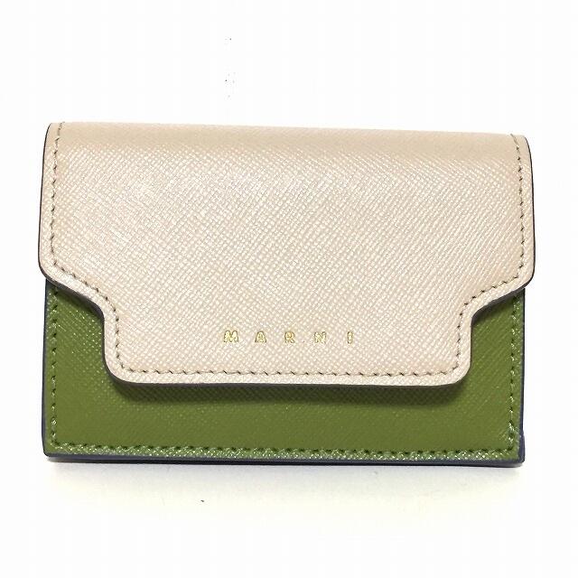 MARNI(マルニ) 3つ折り財布 - レザー - 財布