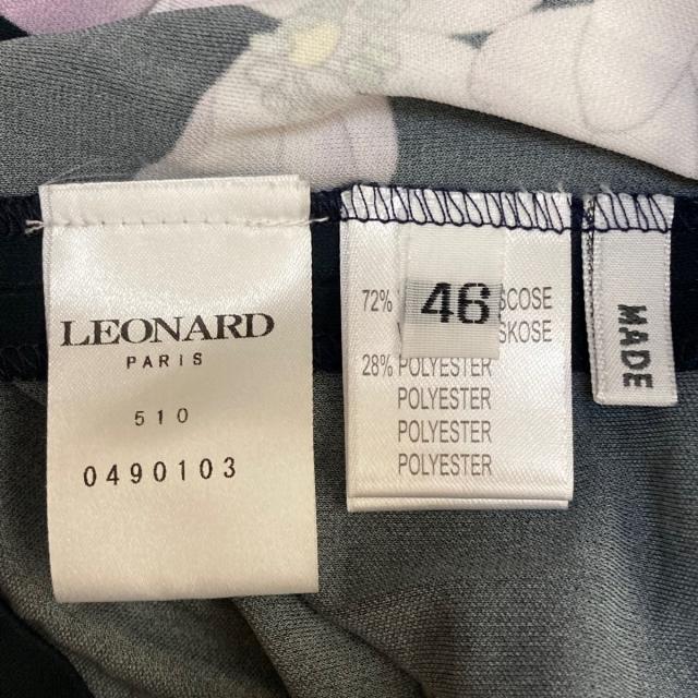 LEONARD(レオナール)のレオナール ワンピース サイズ46 XL - レディースのワンピース(その他)の商品写真