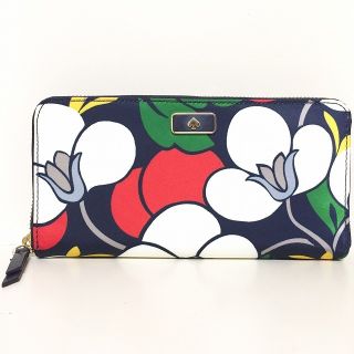 ケイトスペードニューヨーク(kate spade new york)のケイトスペード 長財布 - WLRU5365 花柄(財布)