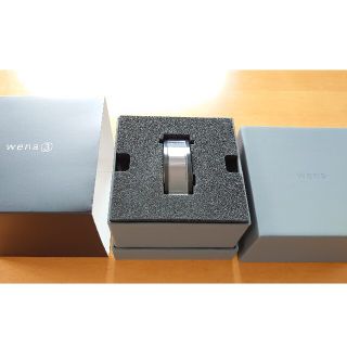 ソニー(SONY)の☆新品同様☆ SONY wena 3 metal WNW-B21A/B(腕時計(デジタル))