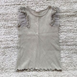 ブランシェス(Branshes)のブランシェス♡フリル重ねテレコタンクトップ(Tシャツ/カットソー)