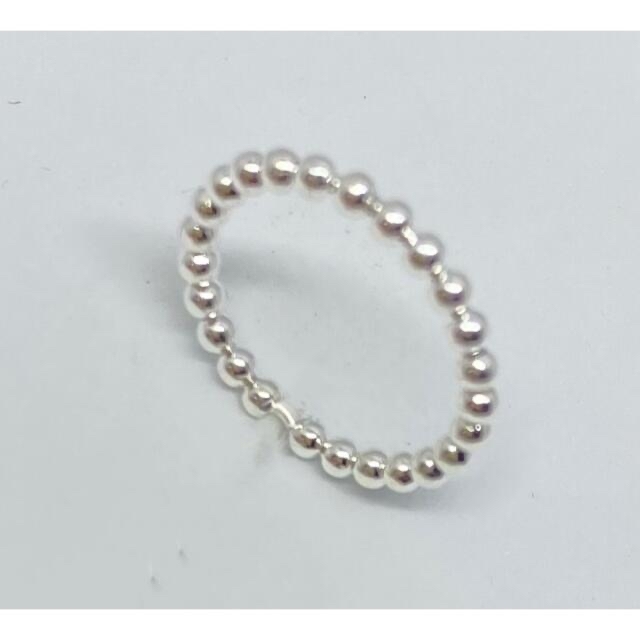 スターリングシルバー Silver925重ねリング 銀指輪ボールチェーン Xb⑨ メンズのアクセサリー(リング(指輪))の商品写真