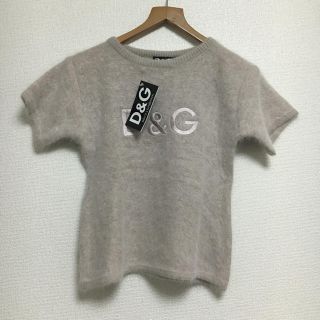 ドルチェアンドガッバーナ(DOLCE&GABBANA)のD&G ドルガバ モヘアニット 半袖ニット セーター(ニット/セーター)