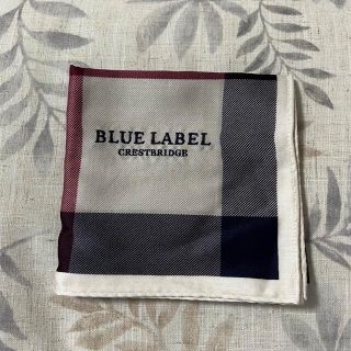 ブラックレーベルクレストブリッジ(BLACK LABEL CRESTBRIDGE)のブルーレーベル　ハンカチ(ハンカチ)