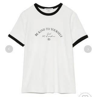 スナイデル(SNIDEL)のORGANICSリンガーTシャツ　SNIDEL(Tシャツ/カットソー(半袖/袖なし))