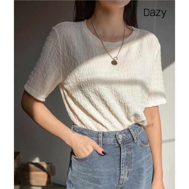 [DAZY]ソリッド テクスチャー ブラウス[SHEIN] レディースのトップス(シャツ/ブラウス(半袖/袖なし))の商品写真