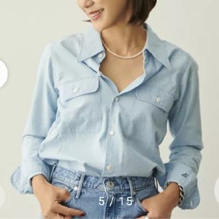 マディソンブルー(MADISONBLUE)の【定価34100円】MADISONBLUE シャンブレーハンプトンシャツ(シャツ/ブラウス(長袖/七分))