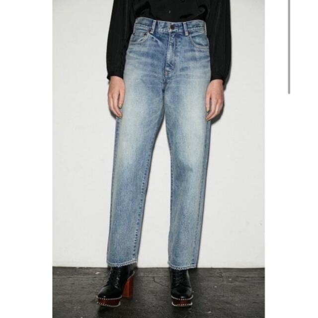 moussy マウジー JW SELVEDGE WIDE TAPERED ブルー