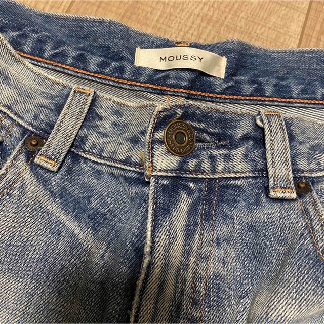 moussy マウジー JW SELVEDGE WIDE TAPERED ブルー 2