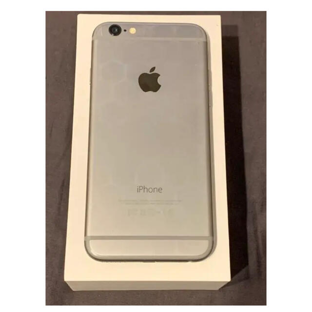 iPhone(アイフォーン)のiPhone6 Space Gray 64GB au【中古品・一部接触不良】 スマホ/家電/カメラのスマートフォン/携帯電話(スマートフォン本体)の商品写真