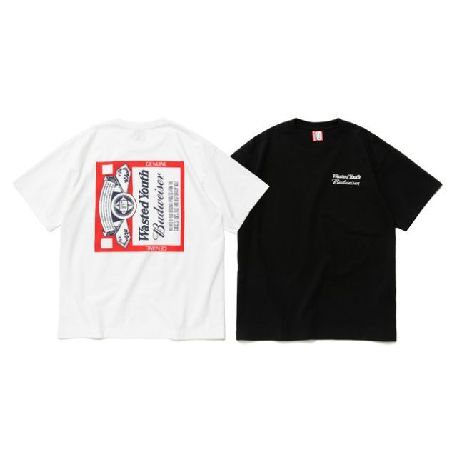 Humanmade Wasted Youth Budweiser ブラック XLWYxBWT-SHIRTサイズ