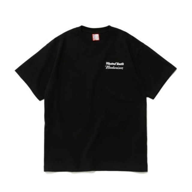 HUMAN MADE(ヒューマンメイド)のHumanmade Wasted Youth Budweiser ブラック XL メンズのトップス(Tシャツ/カットソー(半袖/袖なし))の商品写真